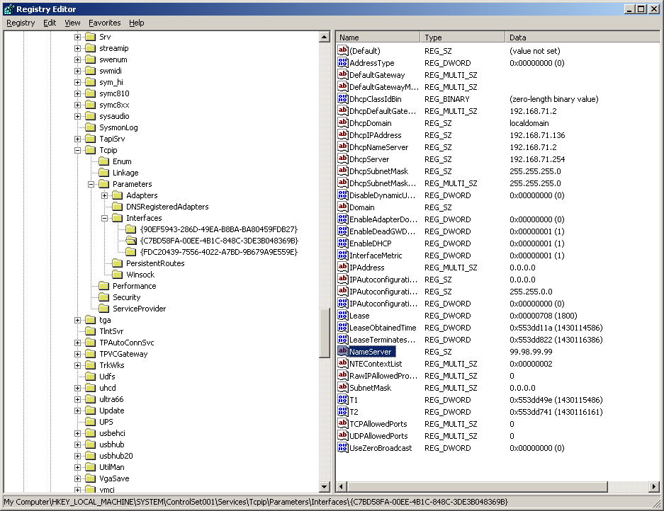Acrylic DNS Proxy Windows 2000 Configuration, Step 4